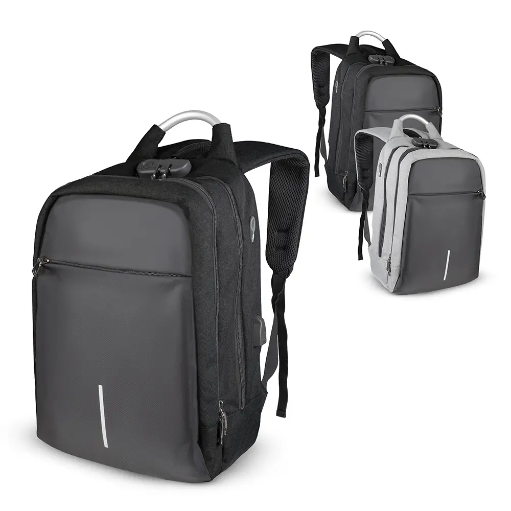 Mochila para Notebook em Poliéster e PU 