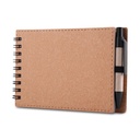 Mini Caderno A6 de anotações com caneta 