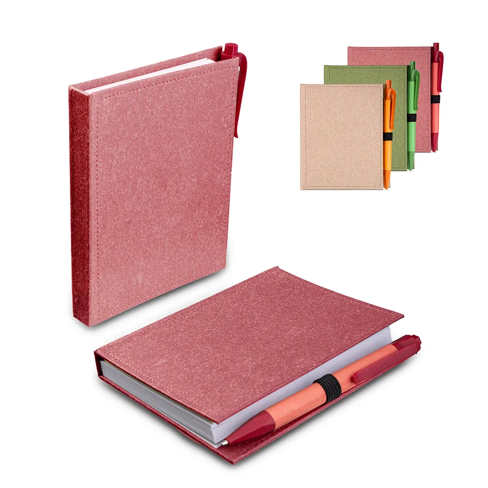 Mini Caderno A6 com caneta