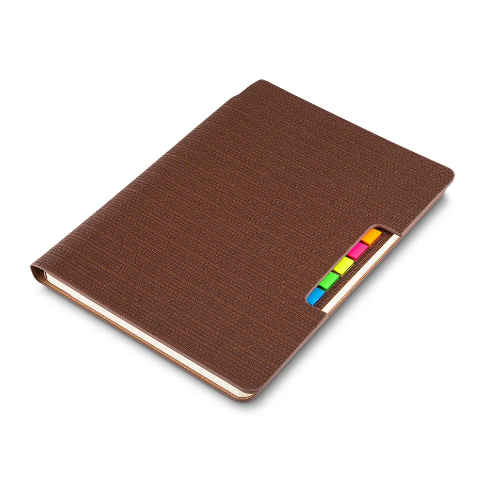[12160010021] Caderno A5 Capa em PU  (Marrom 12, 1)