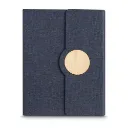 Caderno A5 Capa em RPET e Detalhe em Bambu 