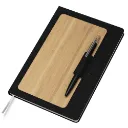 Caderno A5 Capa em RPET e Bambu 