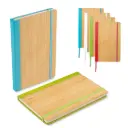 Caderno A5 Capa em Bambu e PU 