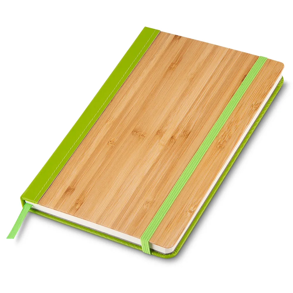Caderno A5 Capa em Bambu e PU 