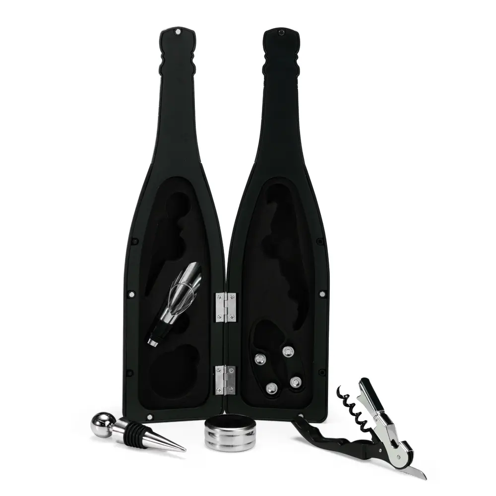 [14010001002] Kit Vinho 5 Peças  (02 - Silk Cilíndrico, 03 - Laser metal KIT 2)