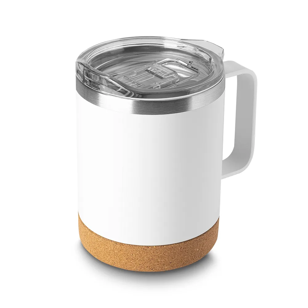 [05030019021] Caneca Térmica em Aço Inox  (Branco 05, 02 - Silk Cilíndrico, 1)