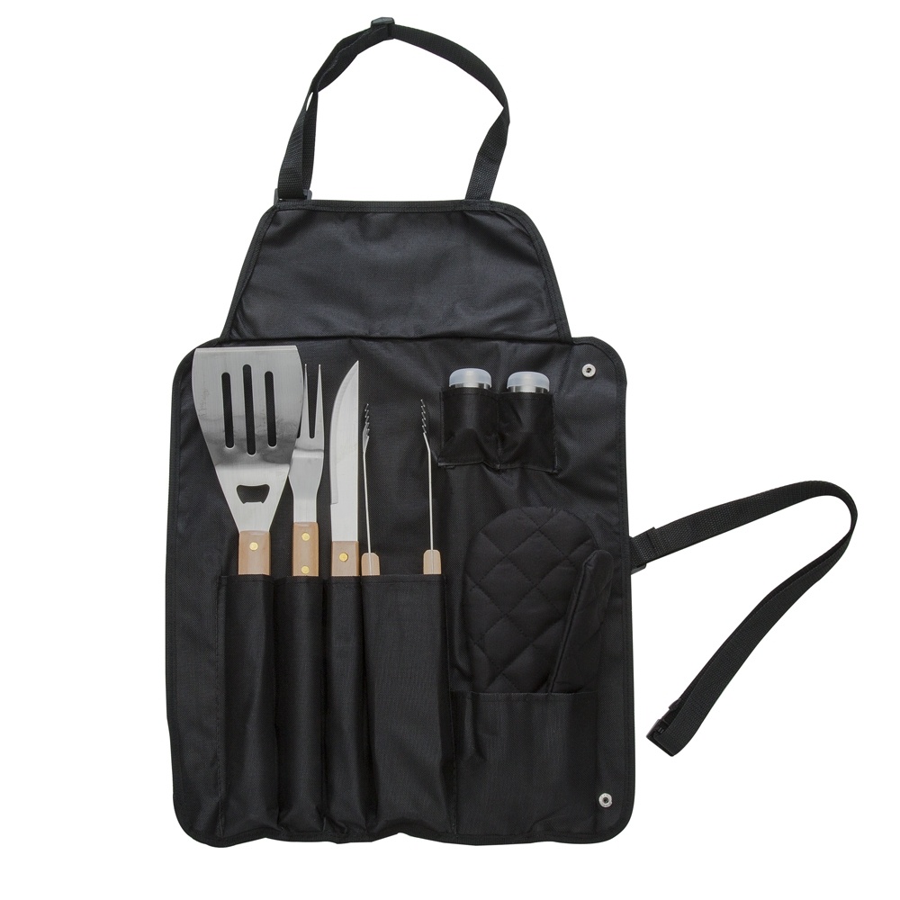 [14340004001] Kit Churrasco C/ 8 Peças  (02 - Silk Plano, 09 - Laser Madeira)