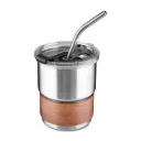 Copo em Inox com Canudo 250ml 