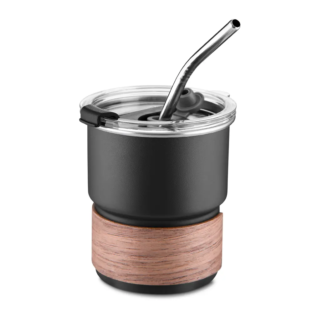 Copo em Inox com Canudo 250ml 