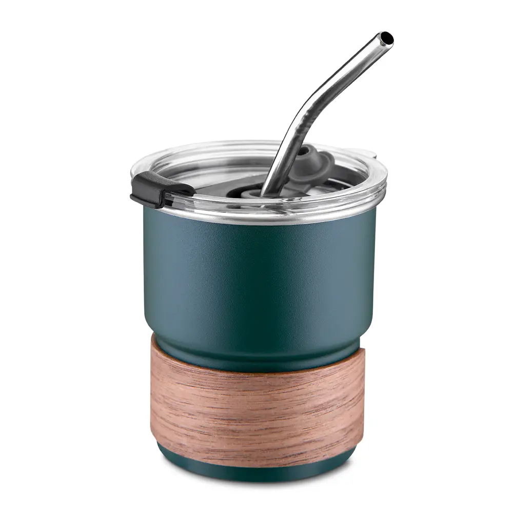 Copo em Inox com Canudo 250ml 