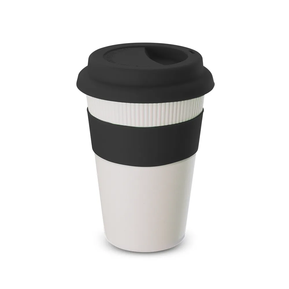 [14060013021] Copo Fibra de Bambu 450ml  (Preto 14, 1)