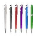 Caneta Plástica Com Suporte Para Celular 
