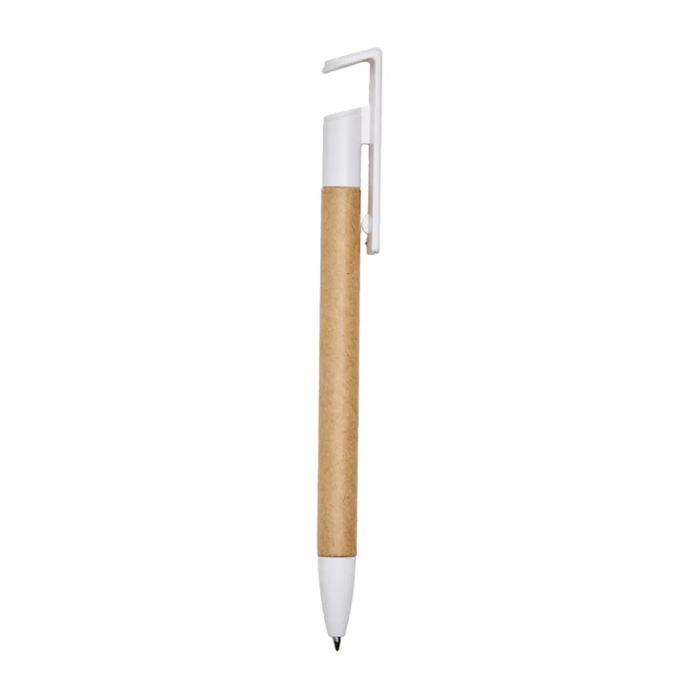 [05110013011] Caneta Ecológica C/ Suporte P/ Celular  (Branco 05, 1)