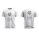 Camiseta 100% Algodão Gola Careca