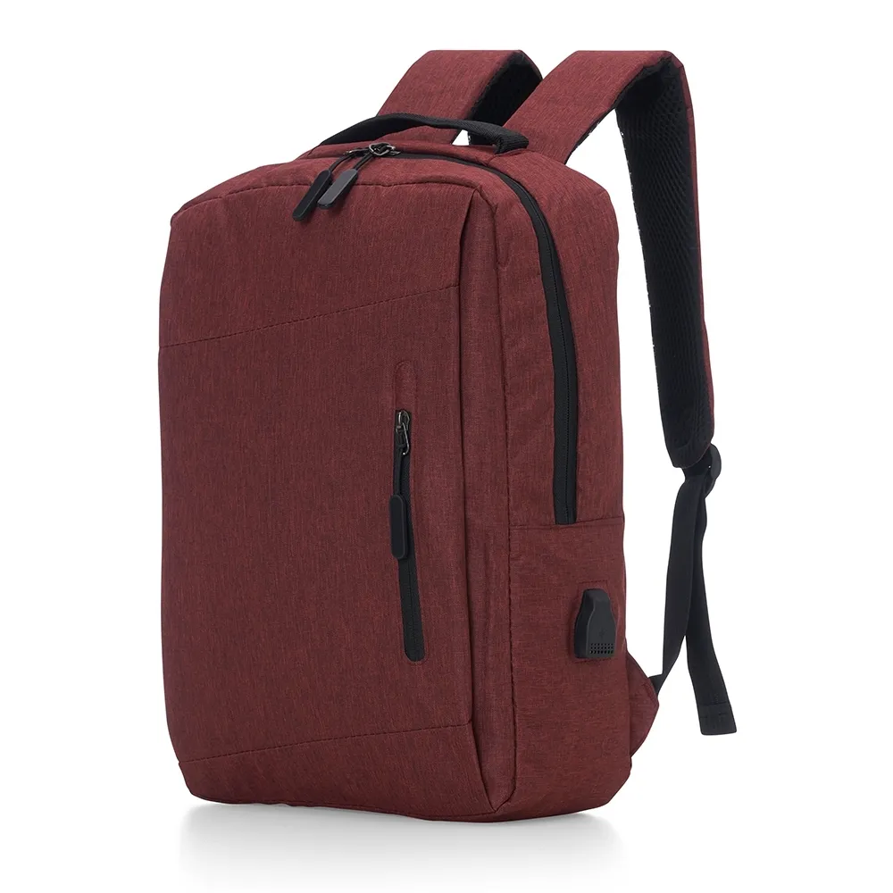 Mochila De Nylon Usb 17L 