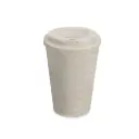 Copo Fibra De Arroz C/ Tampa 400Ml 