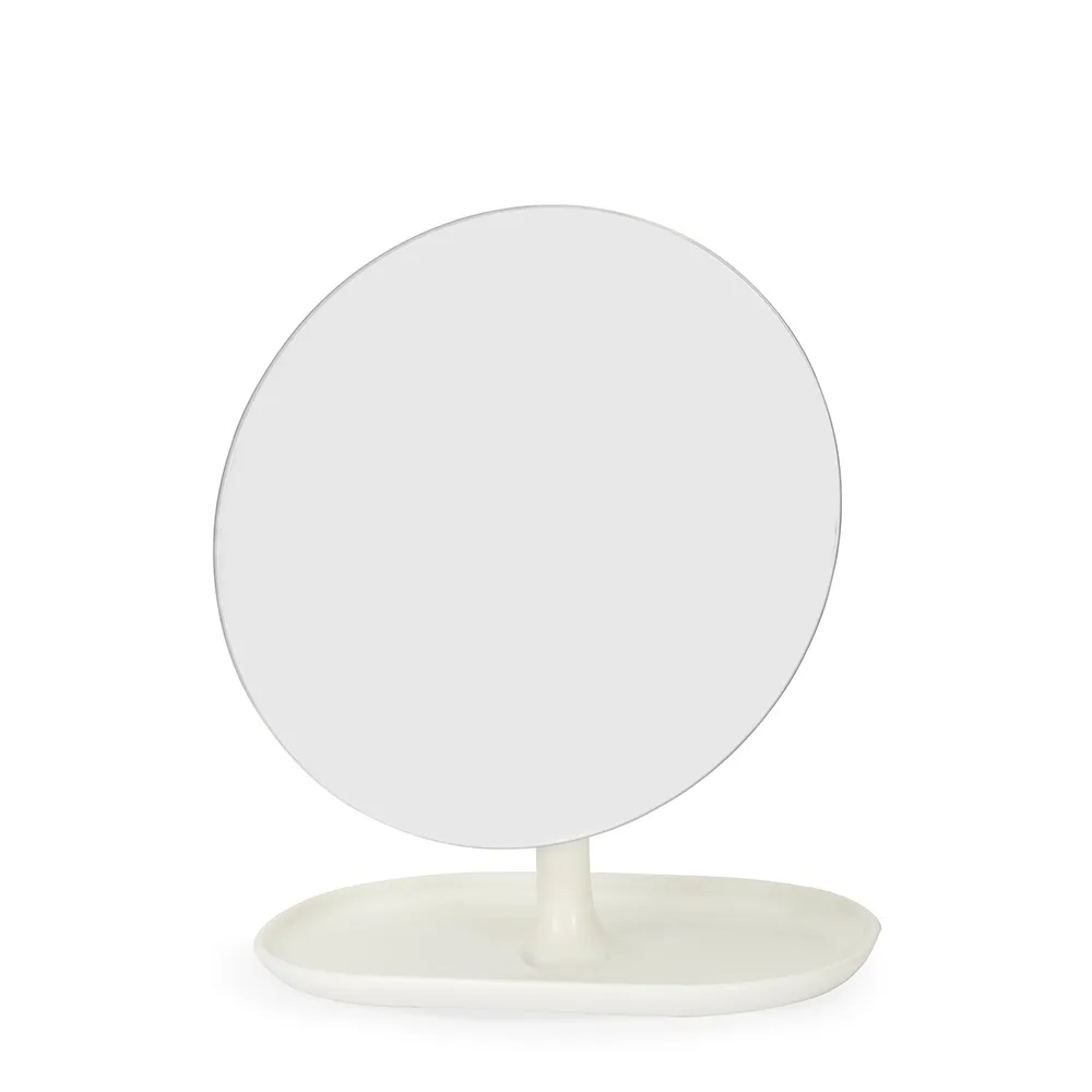 [05310010041] Espelho De Mesa Plástico  (Branco 05, 1)
