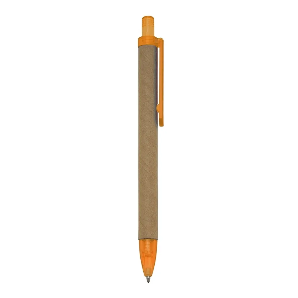 [10110004011] Caneta Ecológica Papelão  (Laranja 10, 1)