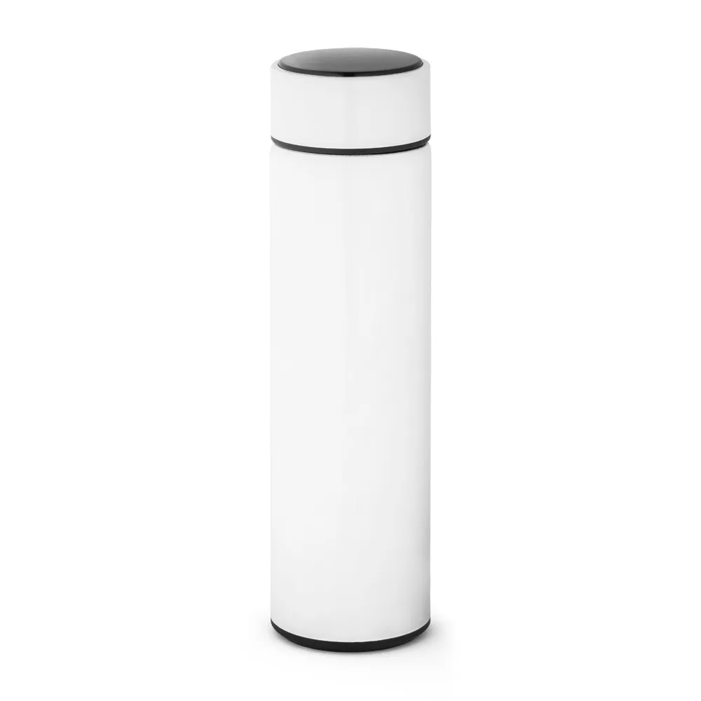 Garrafa em aço inox de parede dupla térmica