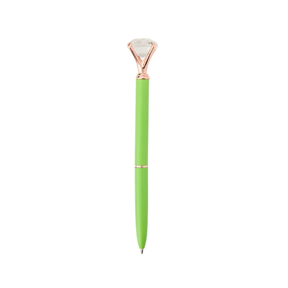 Caneta Metal Diamante 