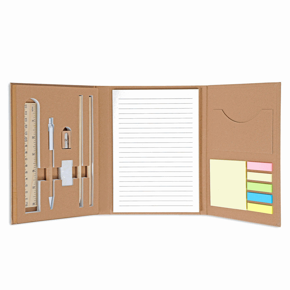 [81170004191] Kit Escritório Capa em Papel Kraft  (1)