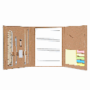 Kit Escritório Capa em Papel Kraft 