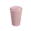 Copo Fibra De Arroz C/ Tampa 400Ml 