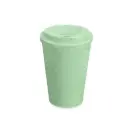 Copo Fibra De Arroz C/ Tampa 400Ml 