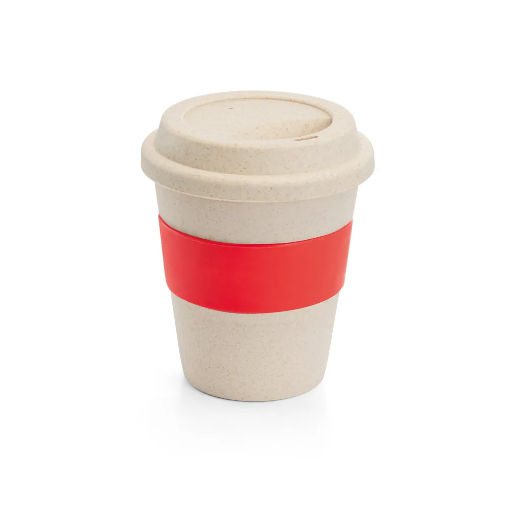 Copo de viagem em fibra de bambu 380ml