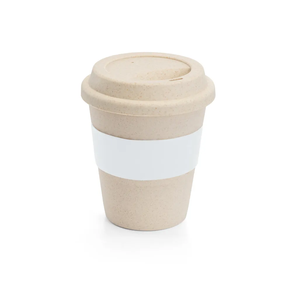 Copo de viagem em fibra de bambu 380ml
