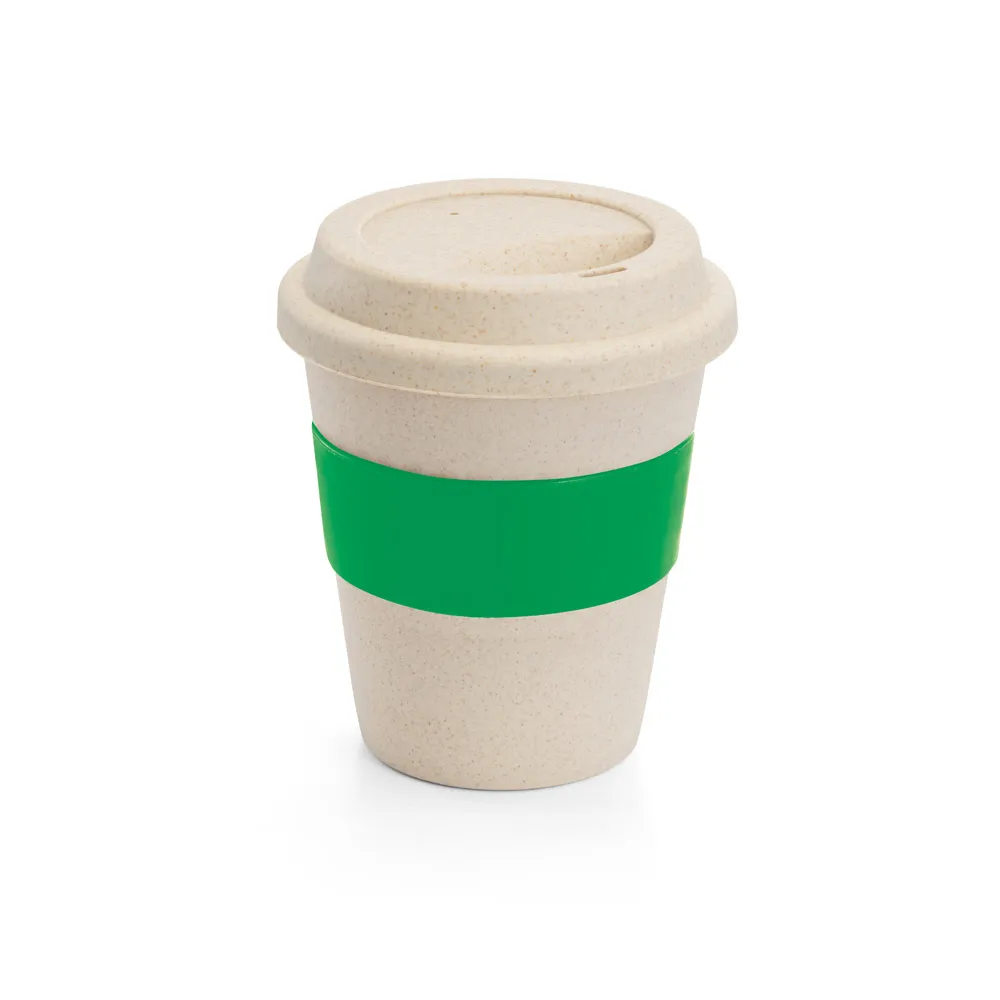 Copo de viagem em fibra de bambu 380ml