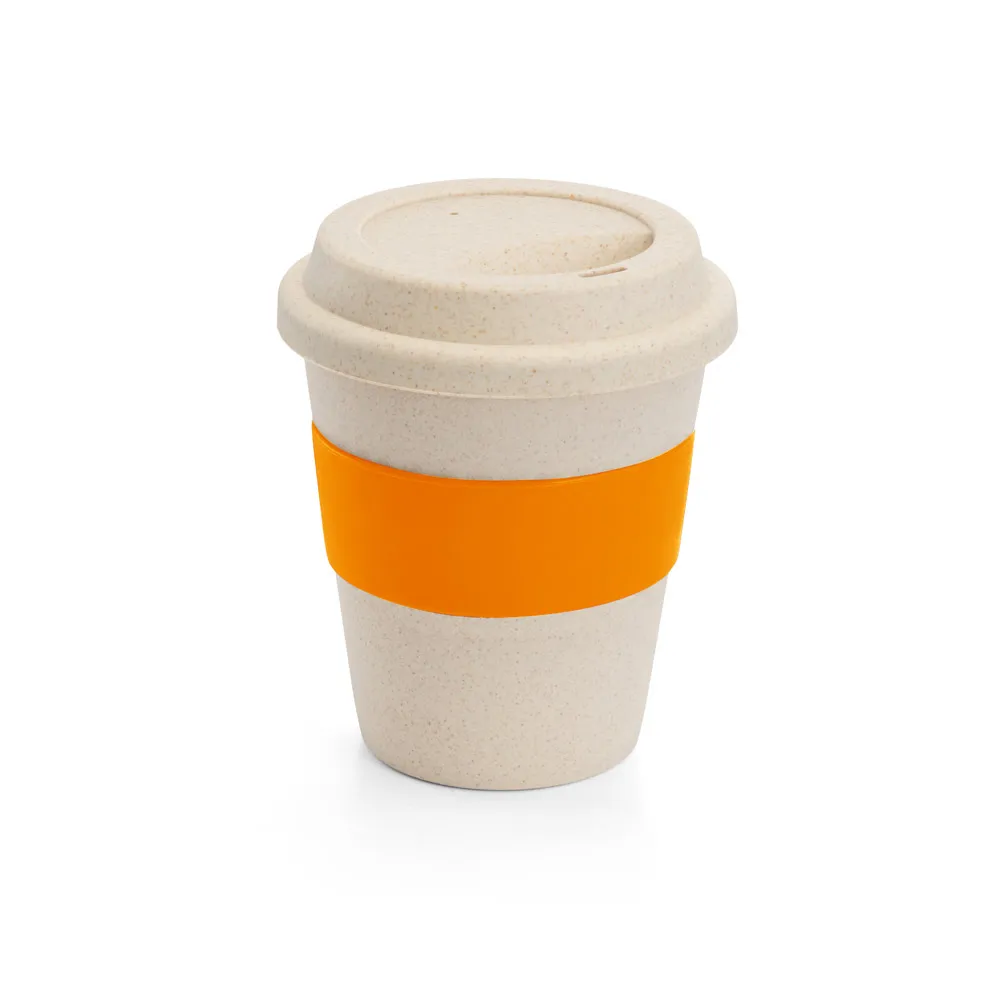 Copo de viagem em fibra de bambu 380ml