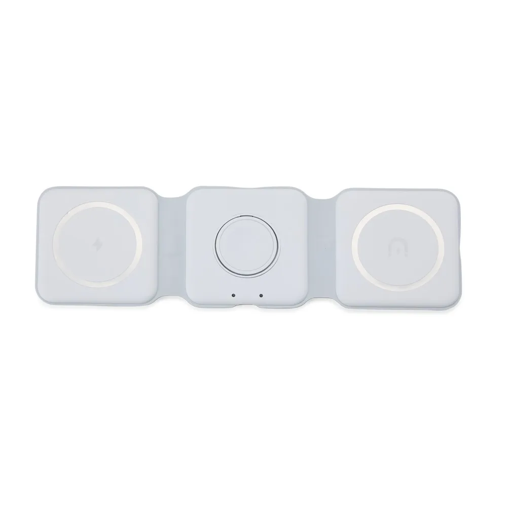 Carregador Sem Fio Magnético Triplo Para Apple 