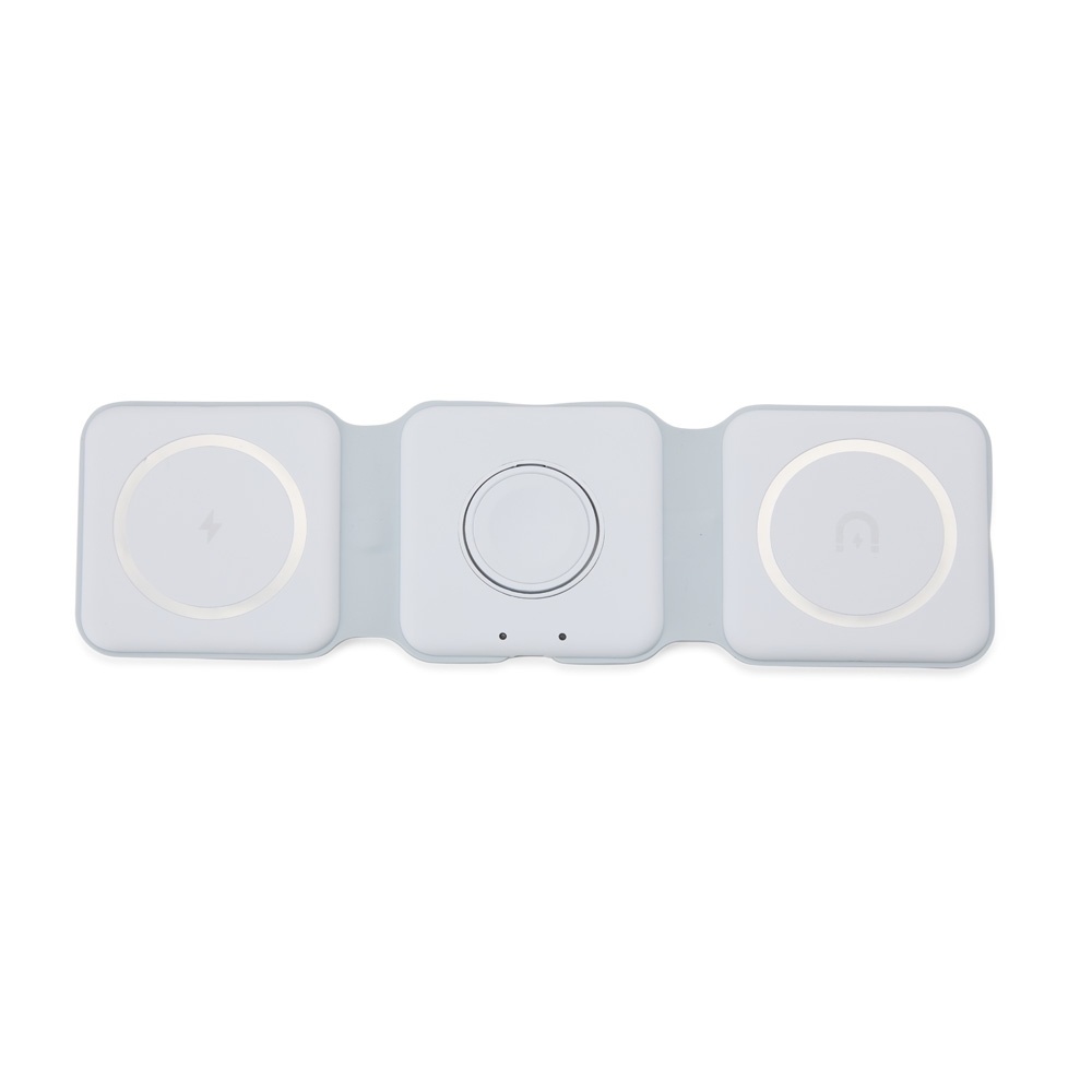 Carregador Sem Fio Magnético Triplo Para Apple 