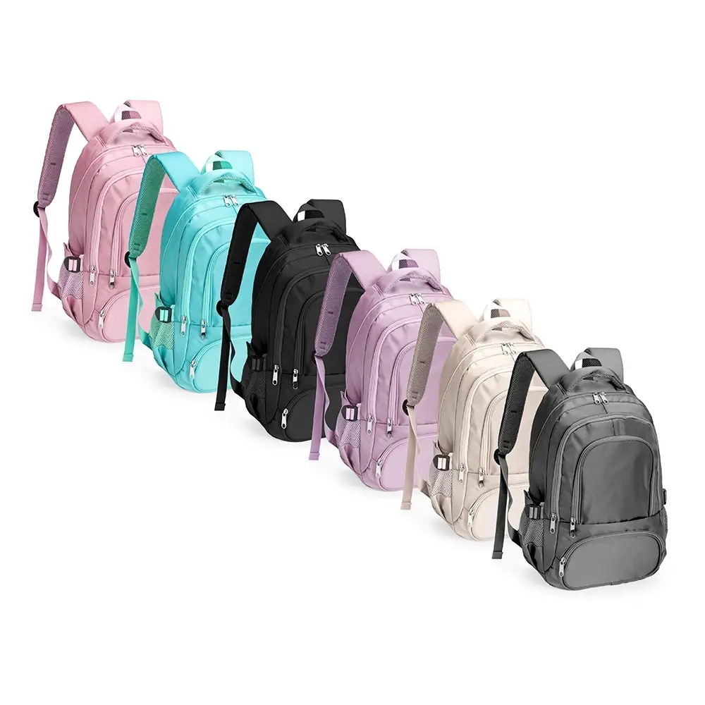 [06430104021] Mochila Poliéster 17 Litros (Cinza 06, 02 - Silk Plano)