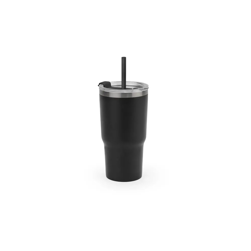 Copo de Viagem Compacto em Aço Inox