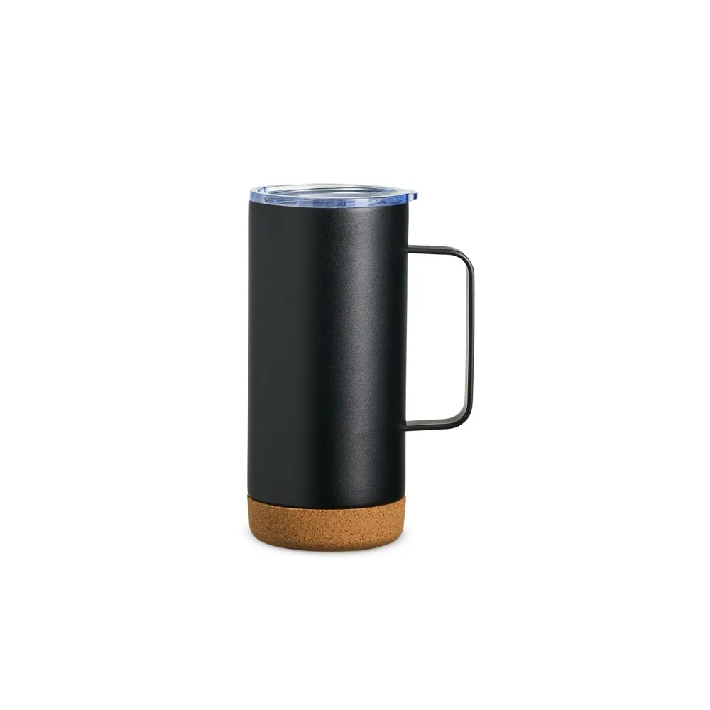 Caneca Térmica Com Cortiça De 500Ml 
