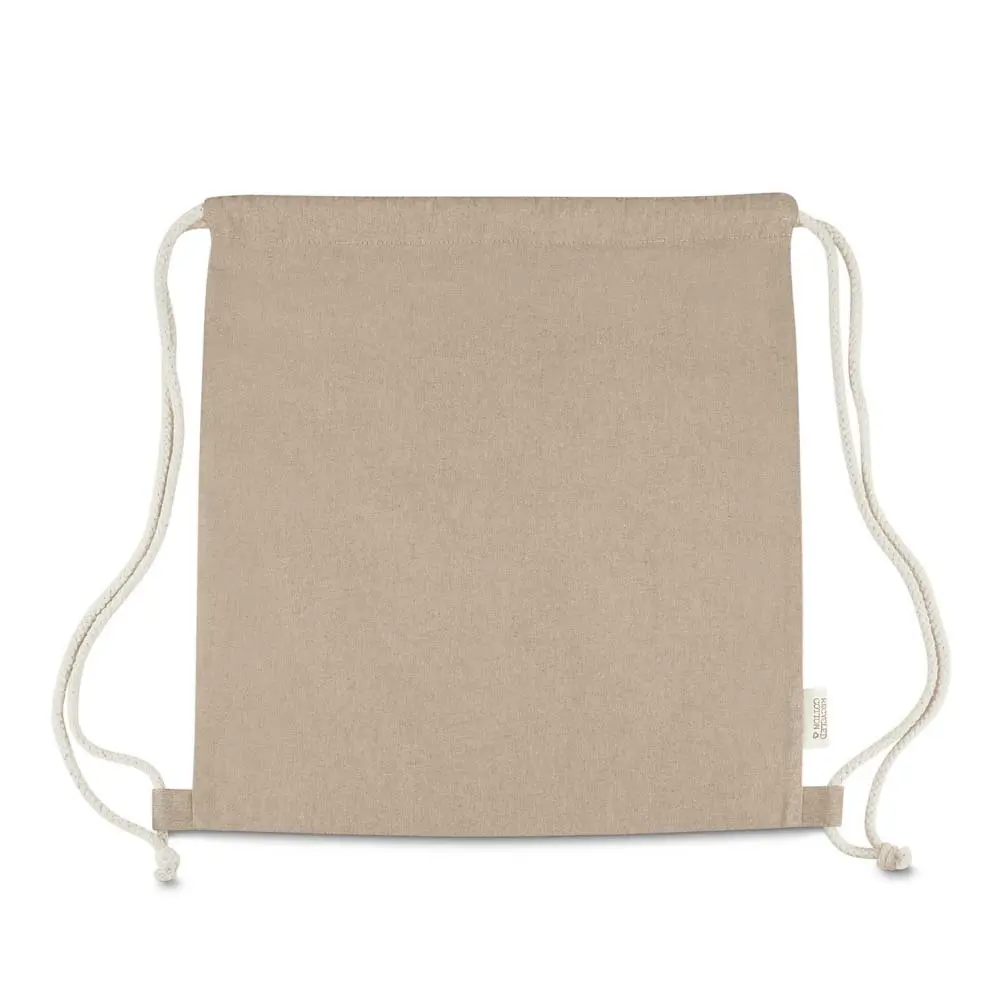 [75460013021] Sacola/Mochila em algodão mescla reciclado (Bege 75, 1)