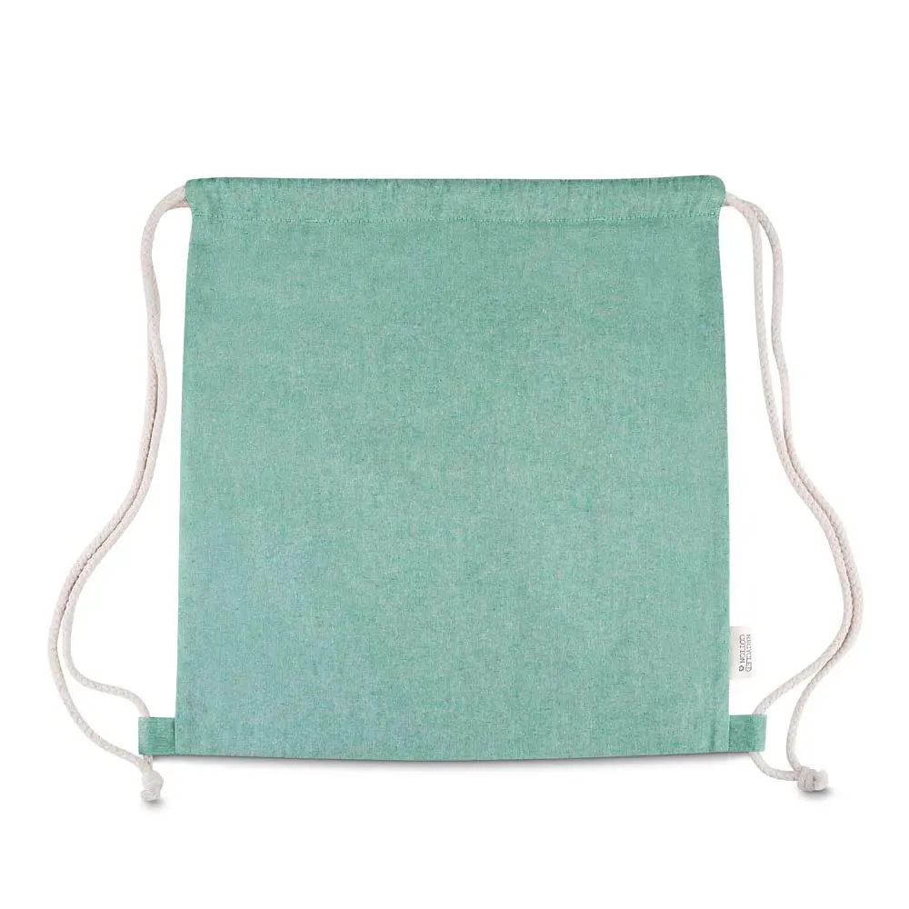 Sacola/Mochila em algodão mescla reciclado