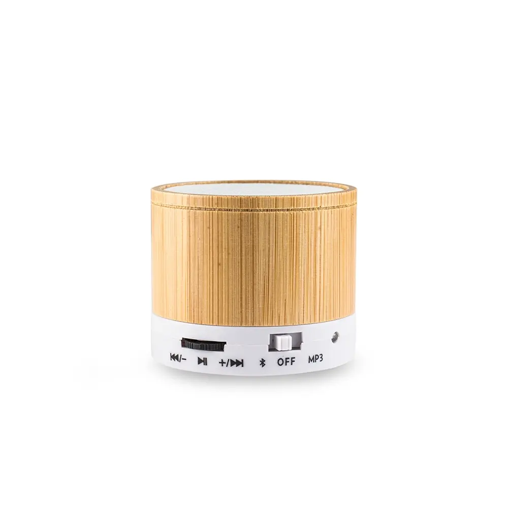 [05510007011] Caixa de Som Multimídia Bambu  (Branco 05)