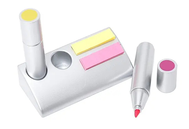 Conjunto Marca Texto c/ Post-it 