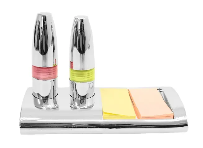 Conjunto Marca-Texto c/ Post-it  