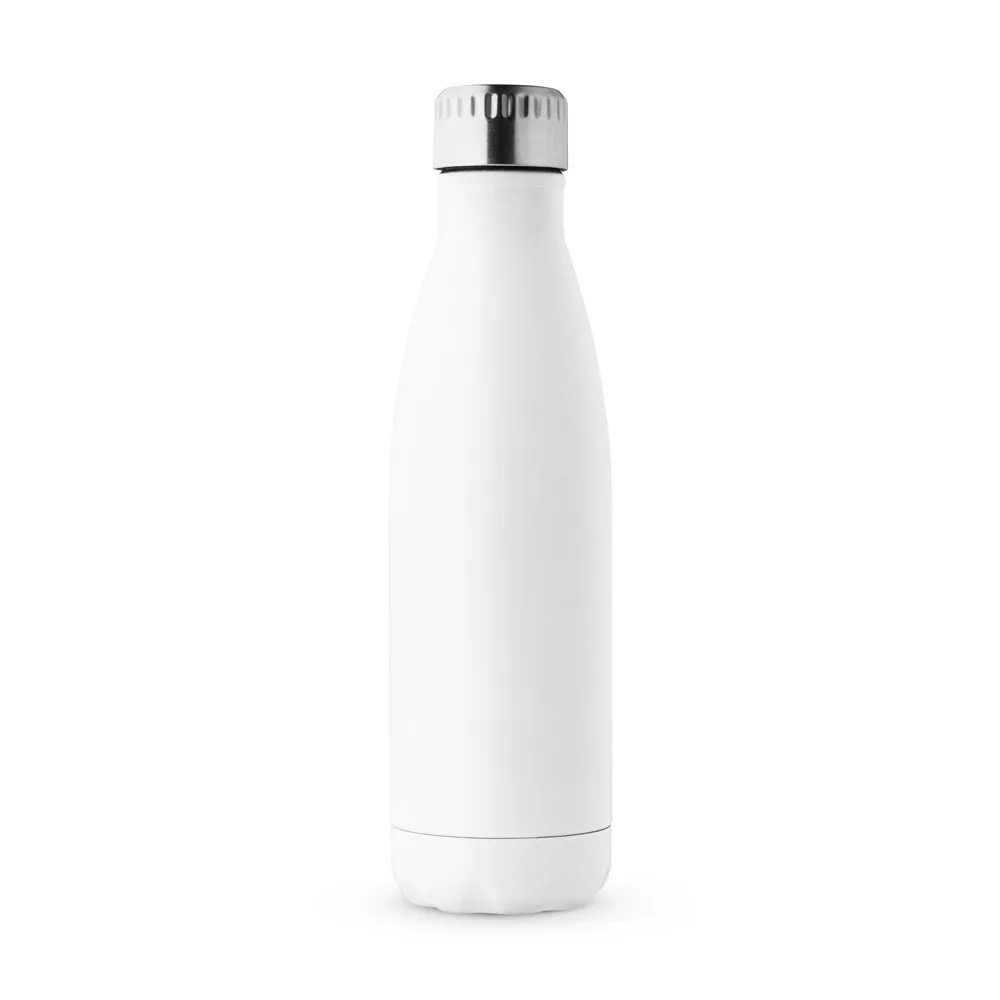 Garrafa em aço inox de parede dupla térmica