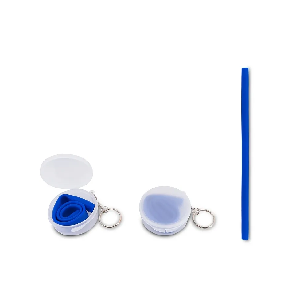 Canudo de Silicone com Estojo 