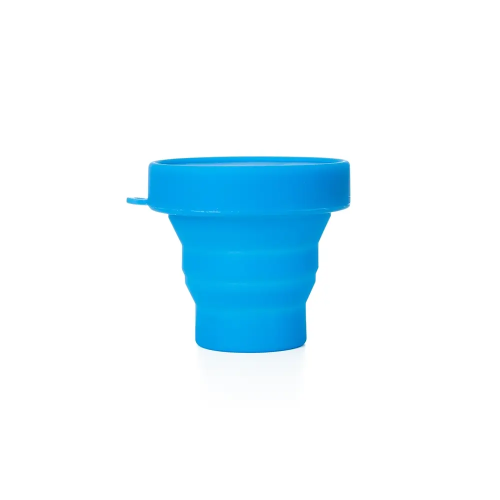 [03060035011] Copo Retrátil de Silicone 150ml  (Azul Claro 03, 1)