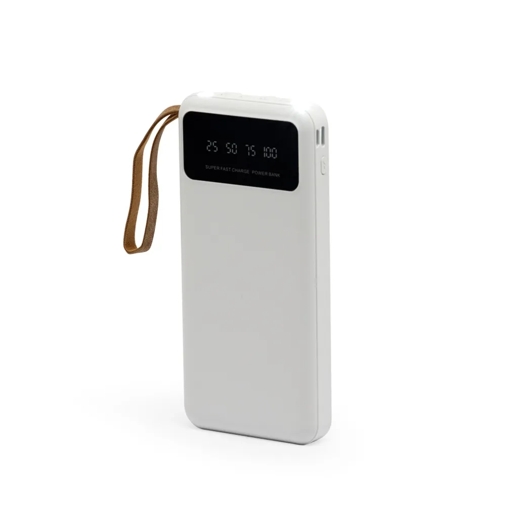 [05520038191] Power Bank 10.000mAh com Lanterna e Multissaídas (Branco 05, 1)