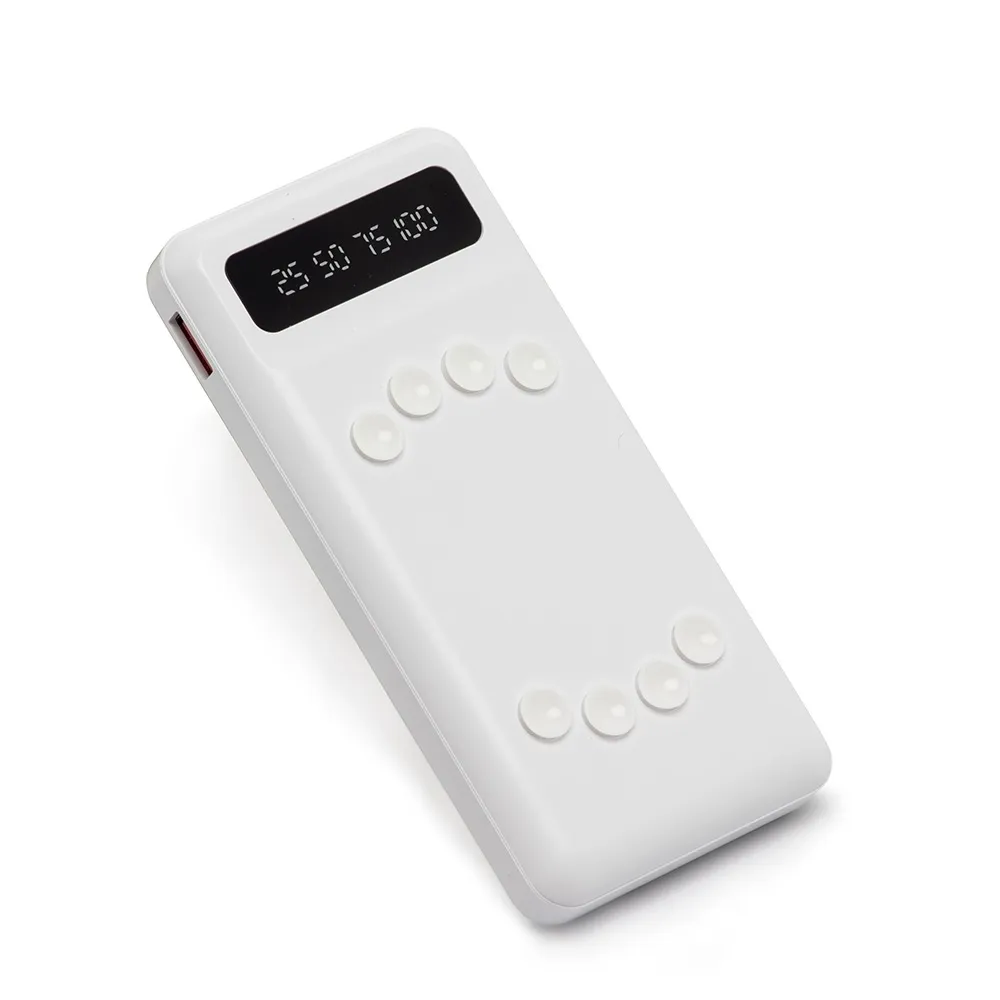 [05520037191] Power Bank 10.000mAh com Lanterna e Multissaídas (Branco 05, 19 - Impressão Digital D, 1)