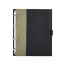Caderno Fichário de Couro Sintético