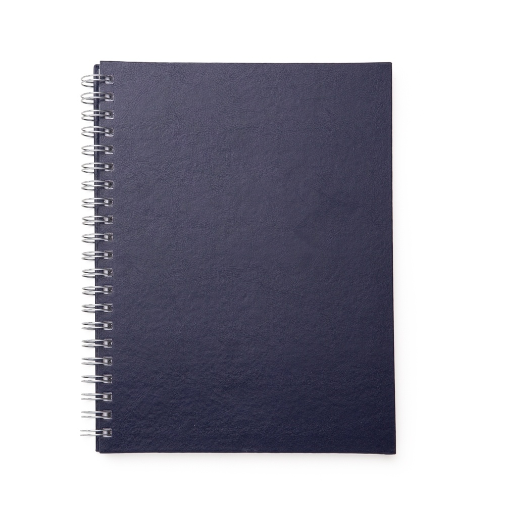 [04160072021] Caderno de Couro Sintético (Azul Escuro 04, 1)