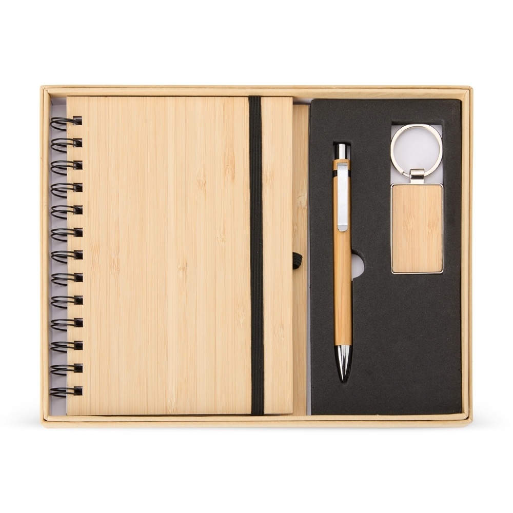 [11170020008] Kit Executivo Ecológico 3 Peças  (02 - Silk Plano KIT 2, 01 - Tampografia A)